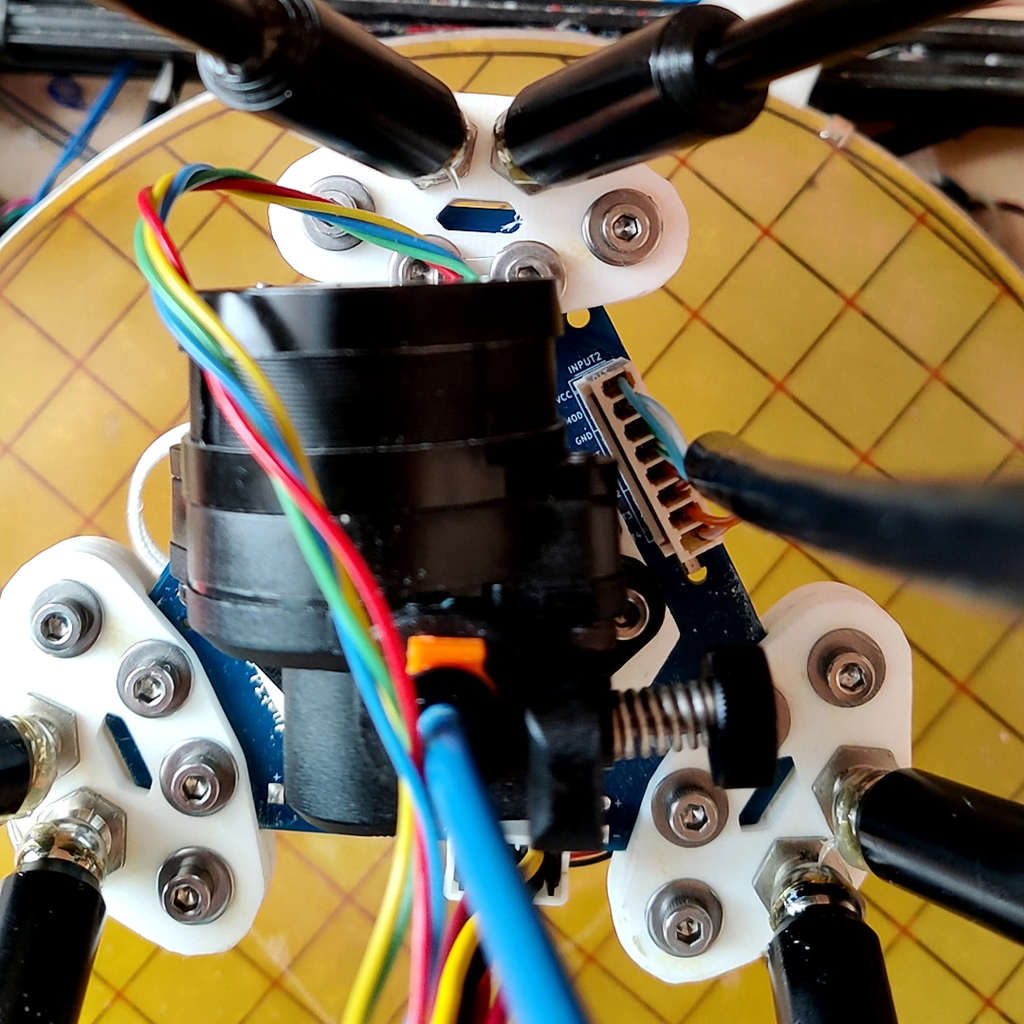 Orbiter 2 mount for smart effector with 12mm ball spacing