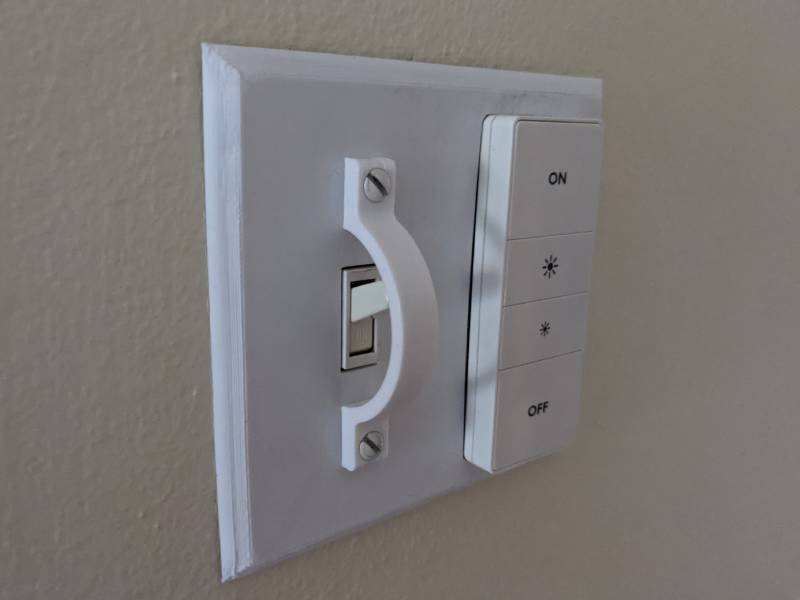Small Light Switch Plate + Philips Hue Remote