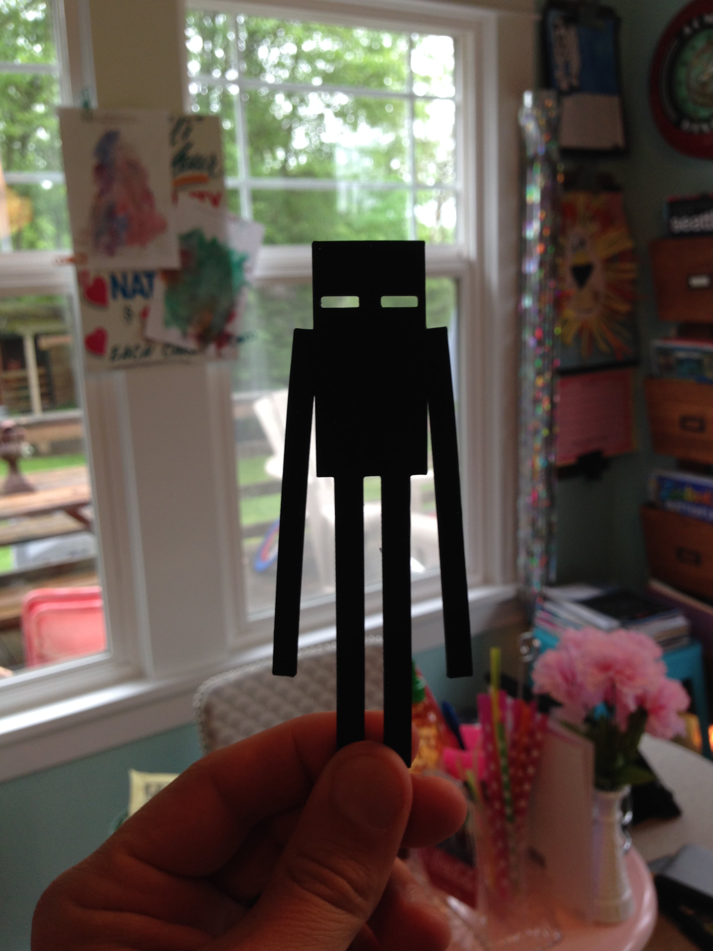 Minecraft Enderman Bookmark
