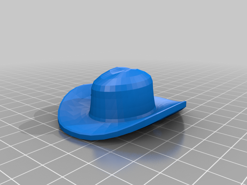 Tiny Cowboy Hat With Holes For A Chin Strap
