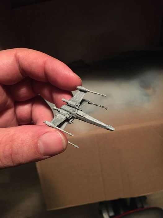 X-Wing T-65 - Wings and engines fixed