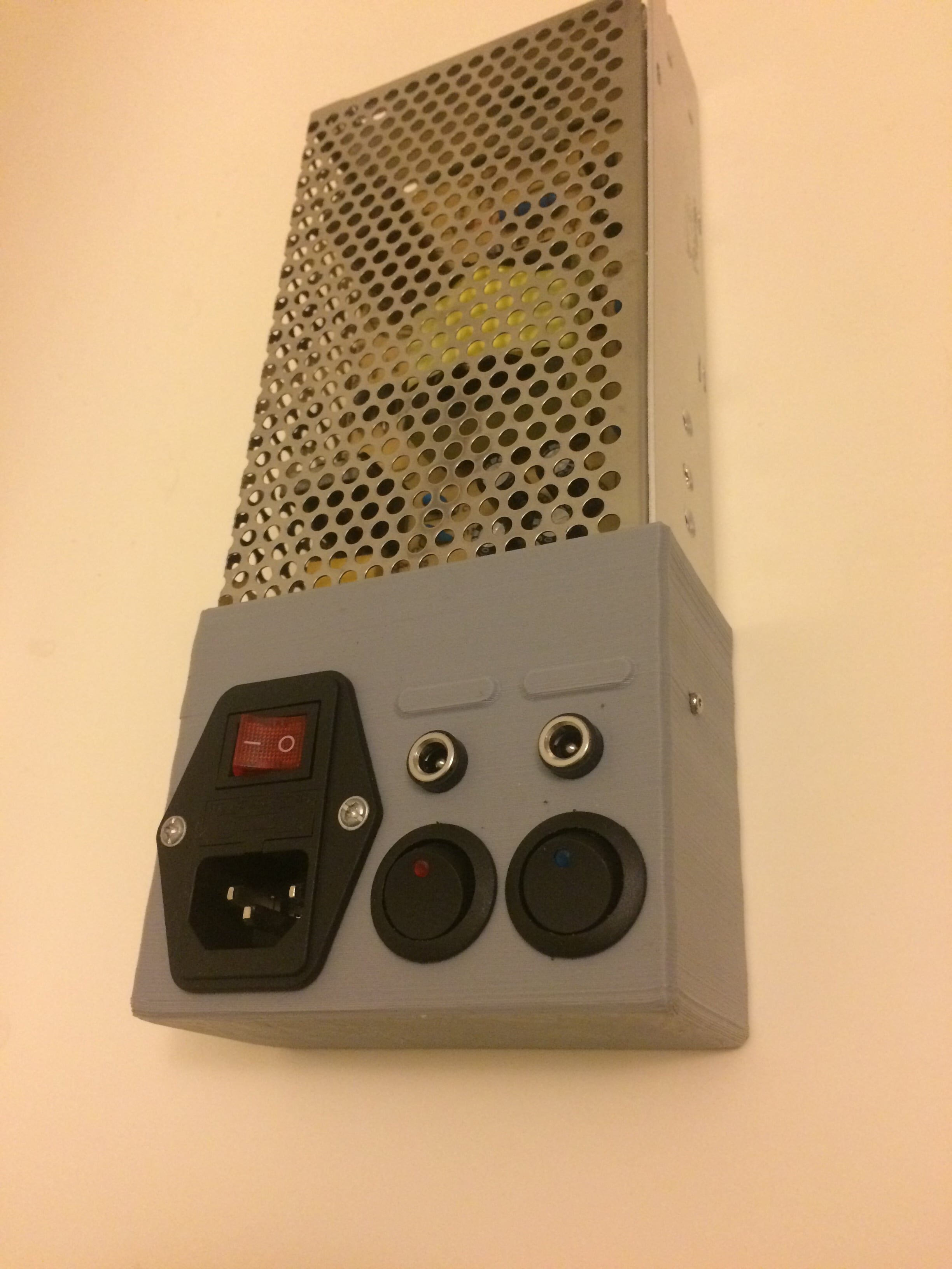 12V power supply attachment