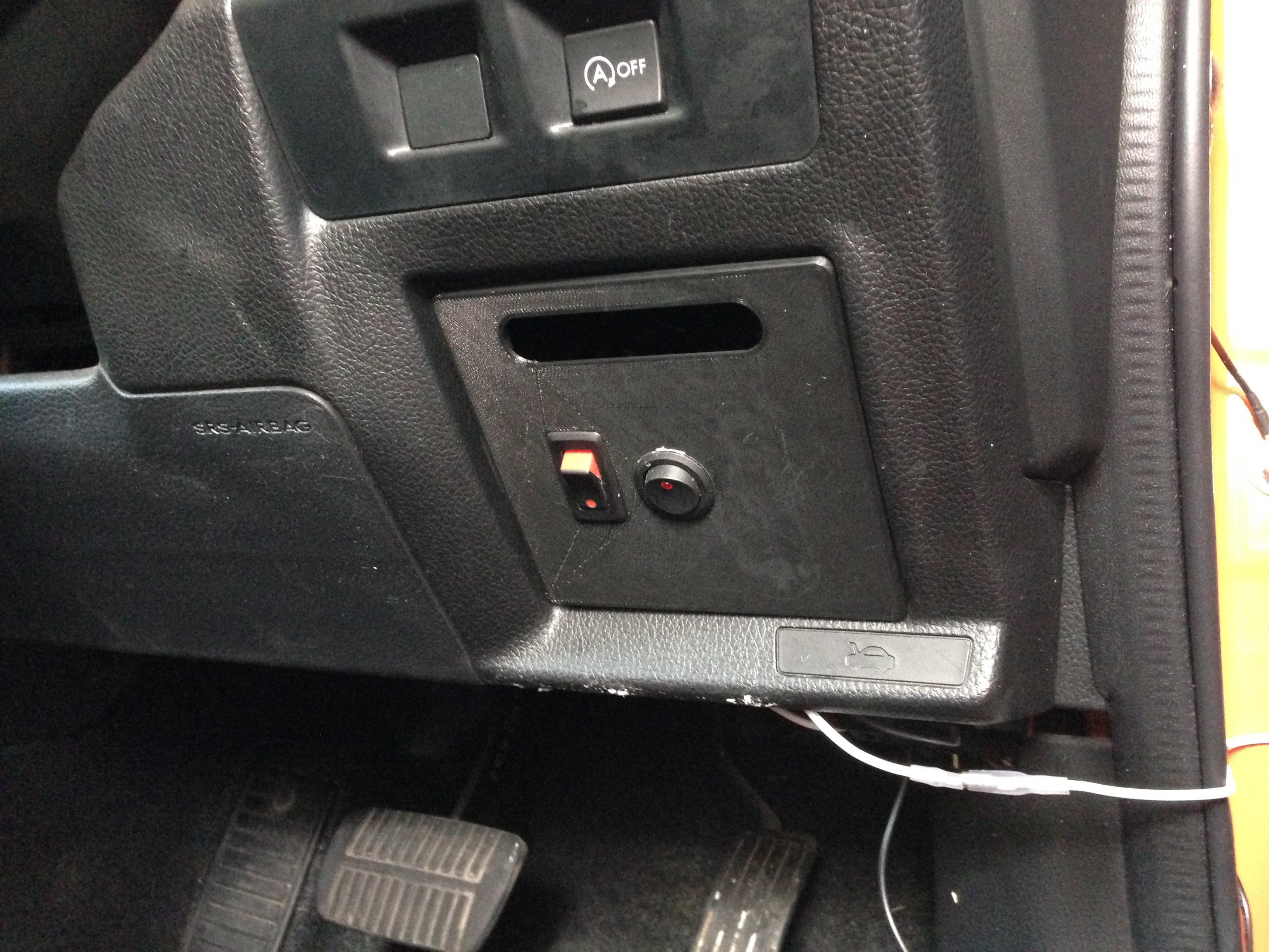 Subaru XV fuse box cover