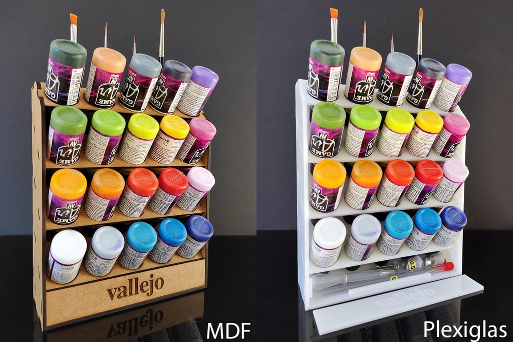 Acrylic Paint Stand for Vallejo airbrush colors 
