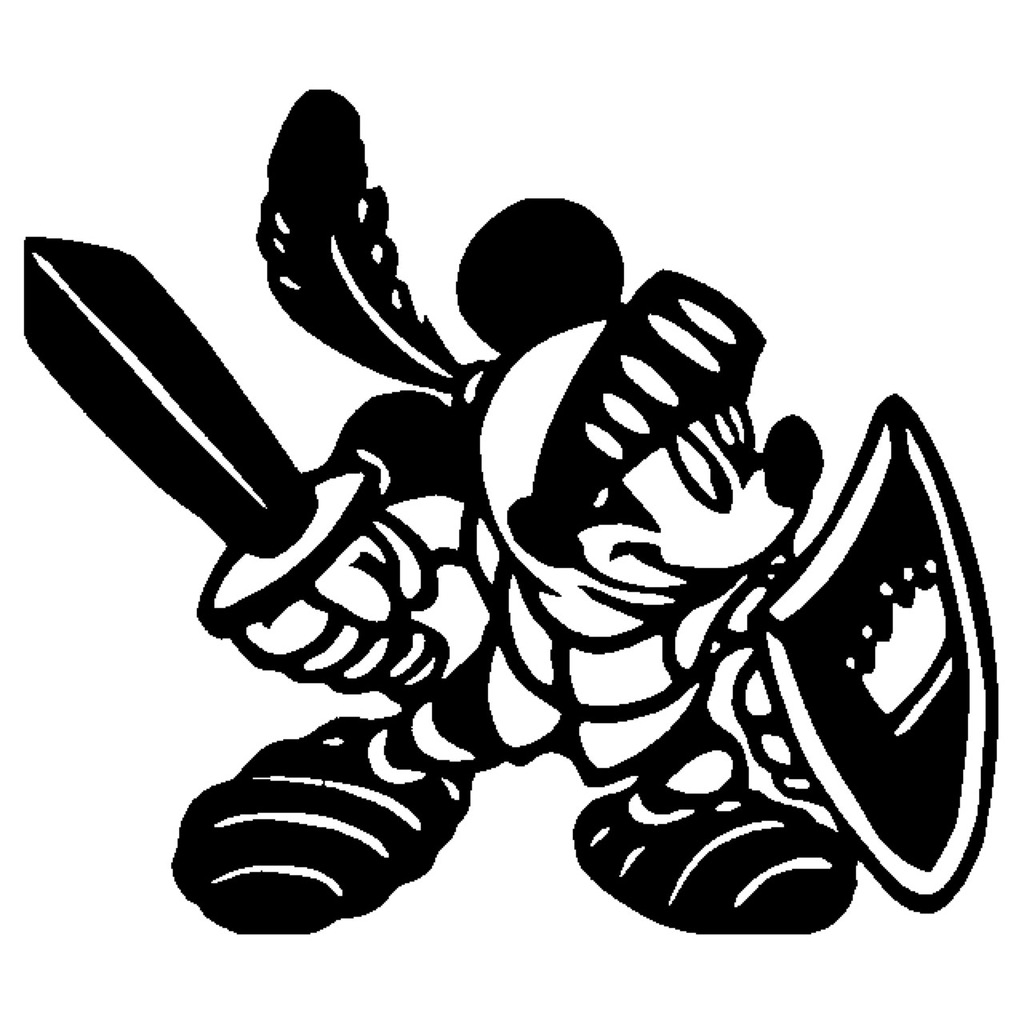 2D Knight Mickey
