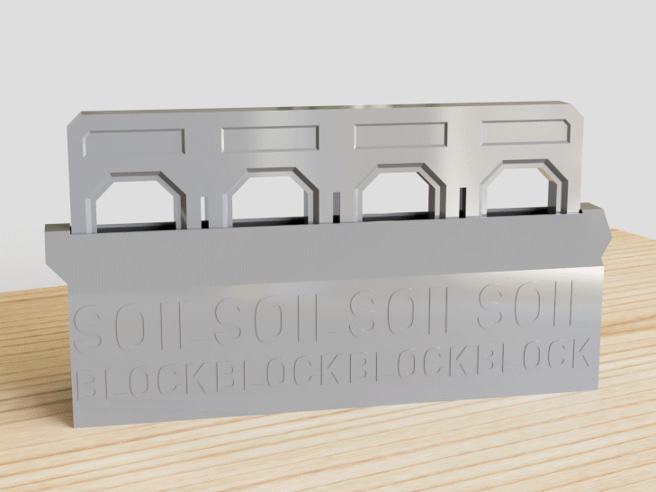 4X1 Large soil Block maker