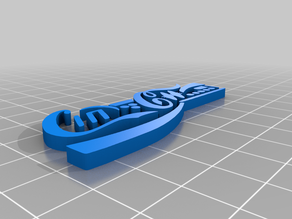 rounded roblox logo keychain by talituli thingiverse