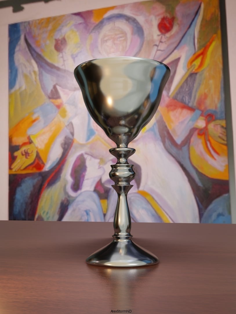 Silver goblet