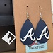 Atlanta Braves Earrings 3D model