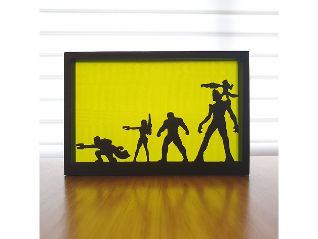 Guardians Of The Galaxy Silhouette Art