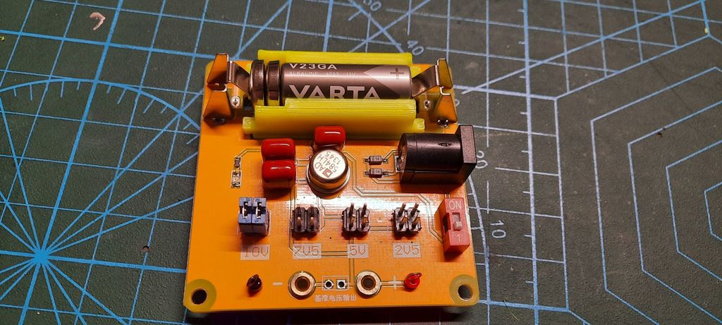 15V battery adaptor for  AD584  voltage reference module