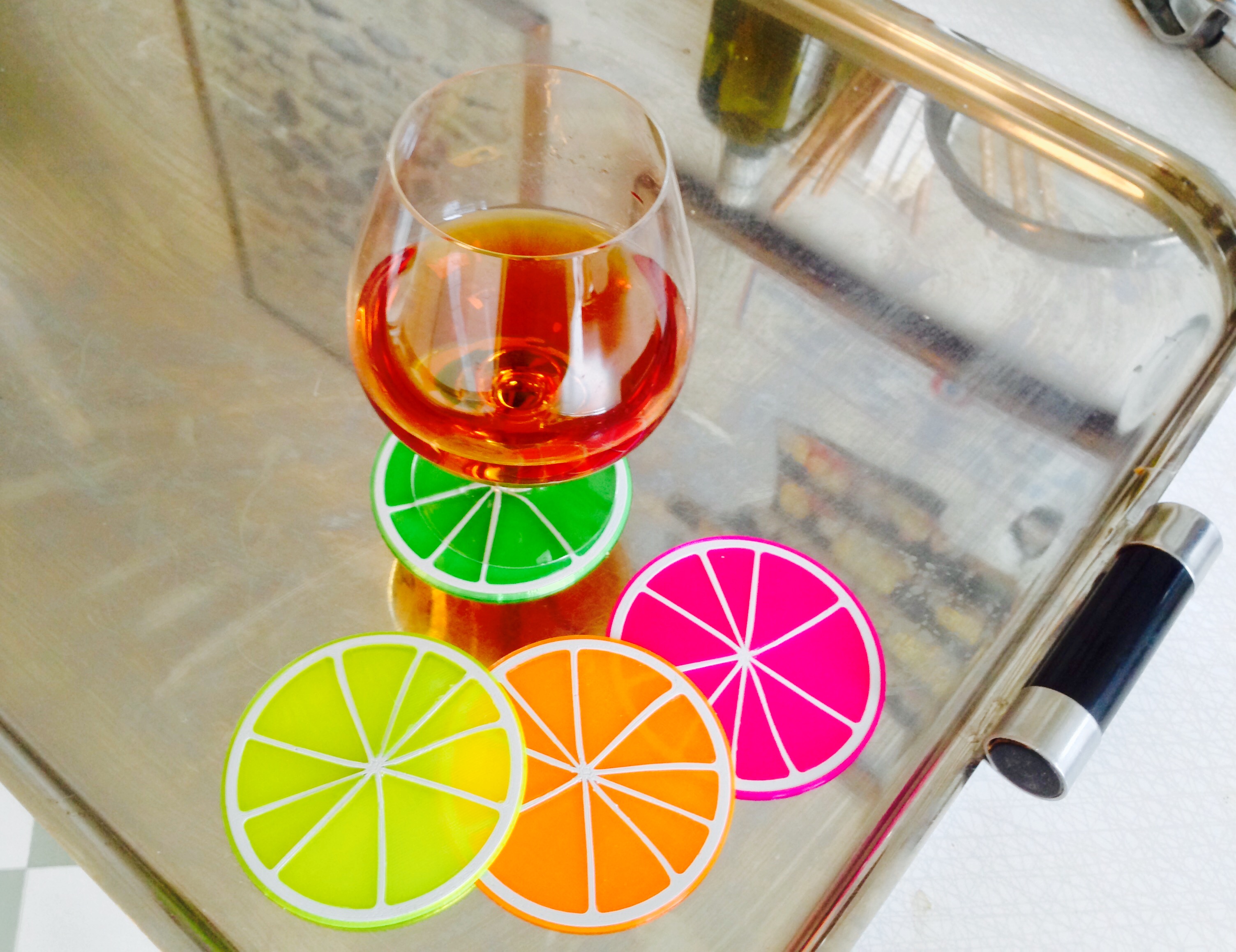Remixed Citrus Coaster