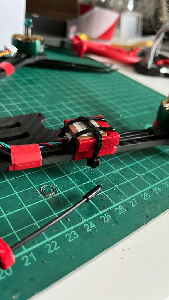 FPV GPS (220) arm mount with cable protector