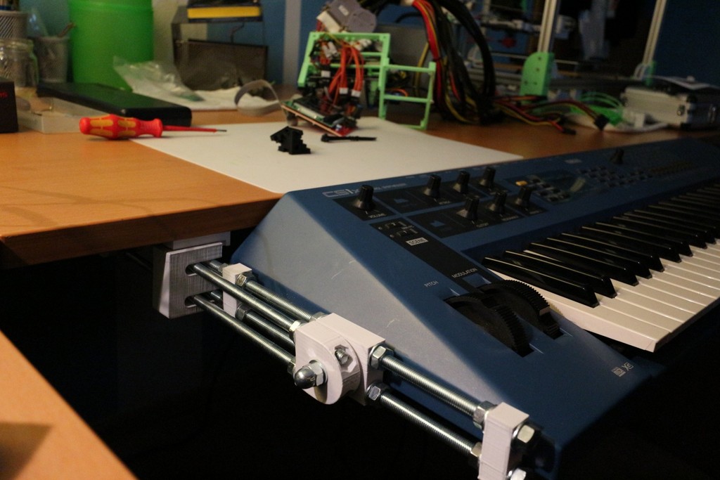 Under-Desk Keyboard Holder