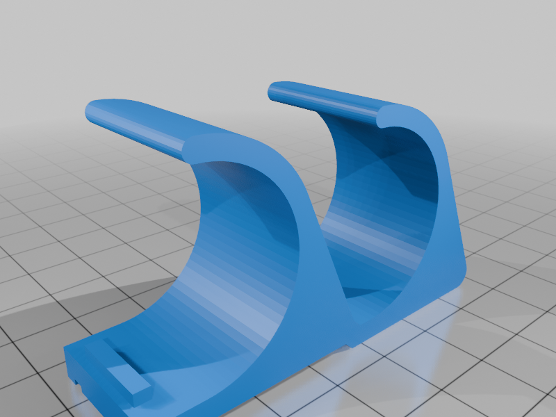 Headphone and chord holder for fabric cubicle wall