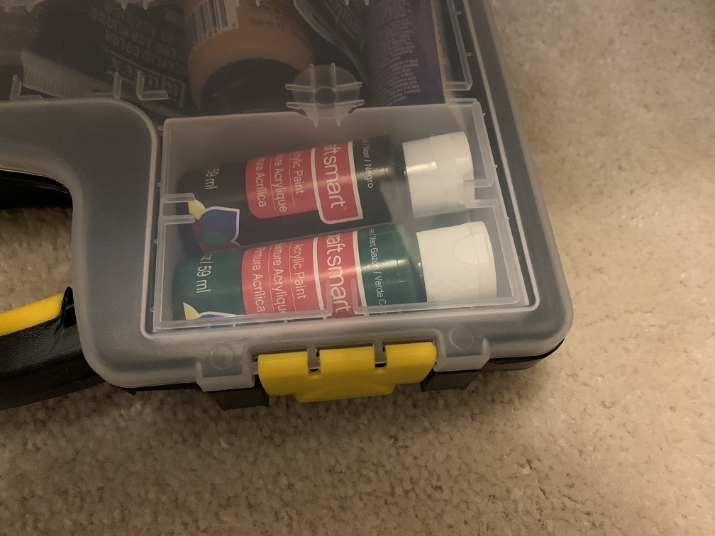 Acrylic Paint Bins for Harbor Freight's Portable Parts Storage Cases