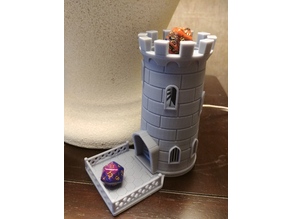 Dice Tower sized for resin printers 3D model