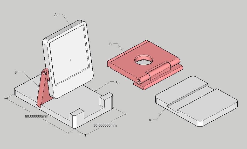 *iMac-style phone stand