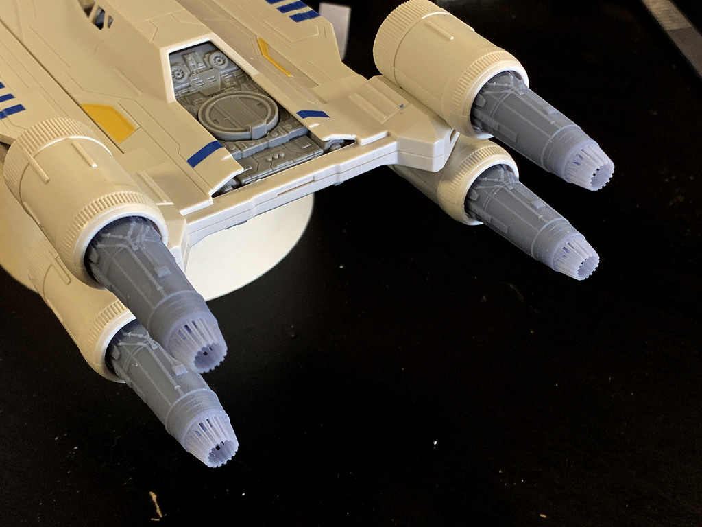 Replacement Revell U-wing engines