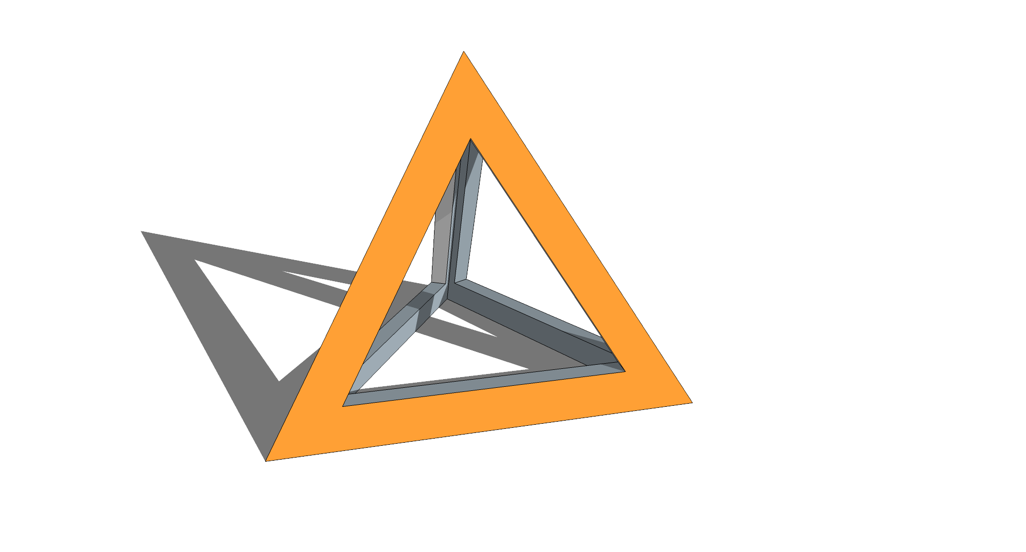 Stackable Painting Pyramid Stands or Tripods or Tetrapods