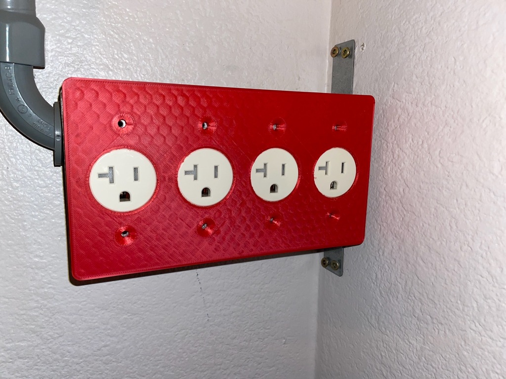 4-gang outlet cover