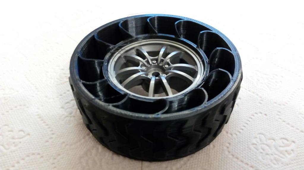 Airless tire 90x30mm - for 52x26mm rim