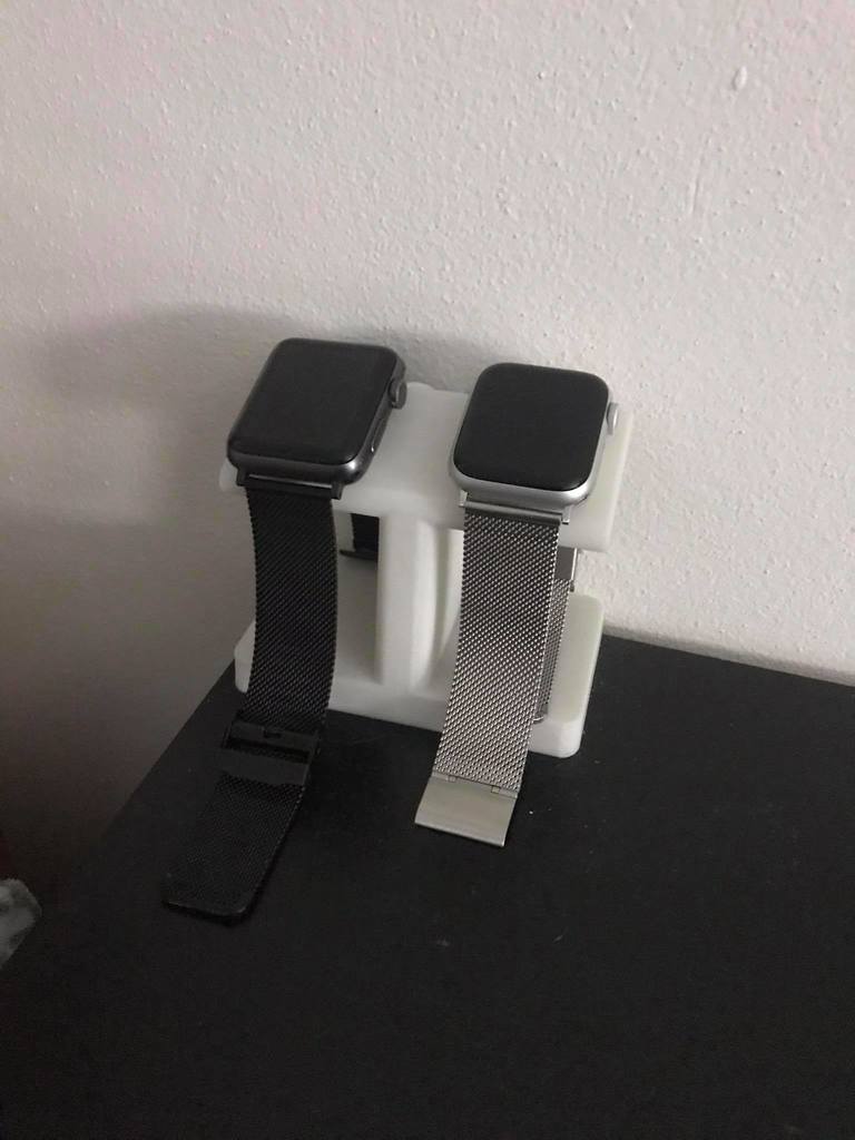 Dual Apple Watch dock