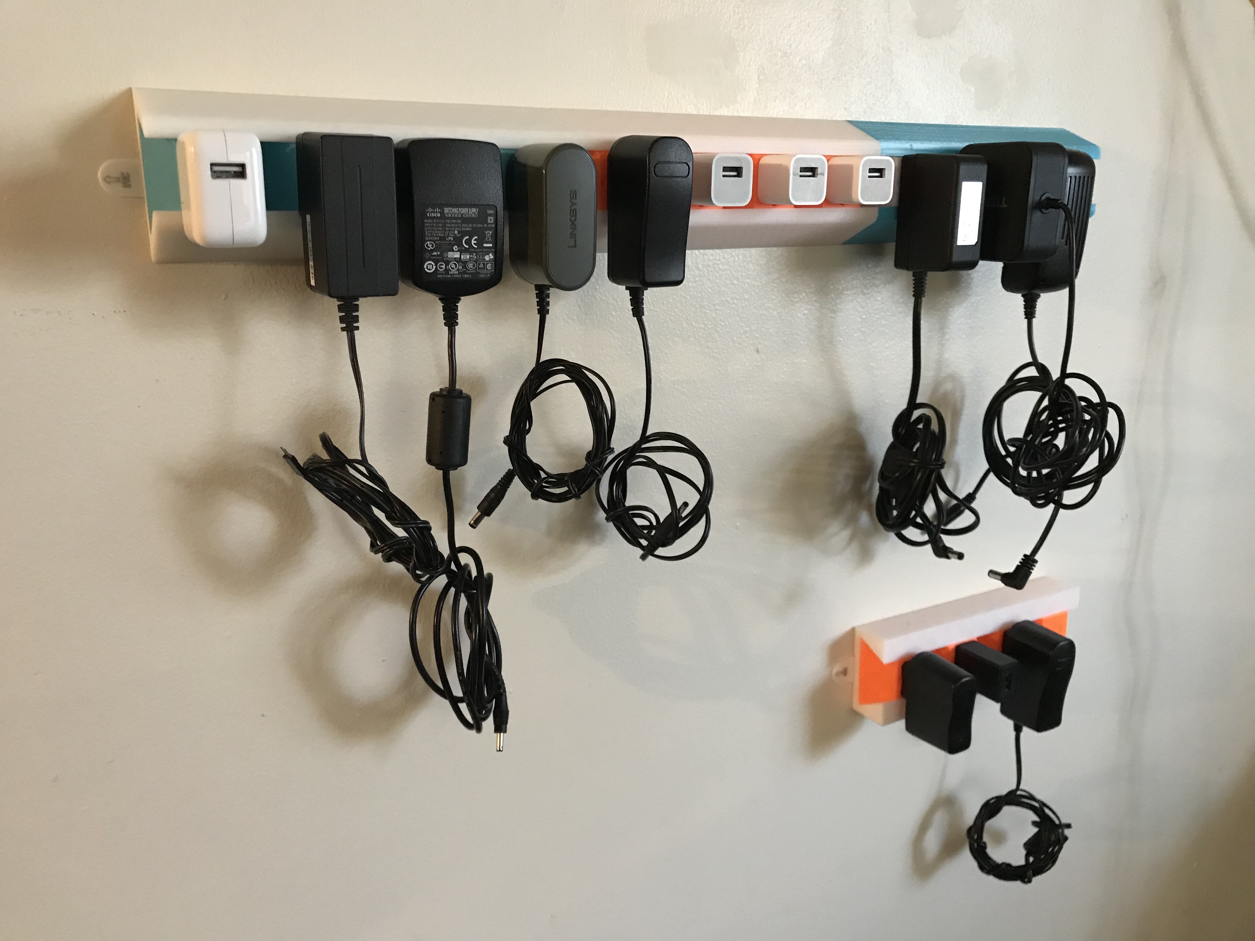 Wall Wart / Power Adapter Mounting System v2