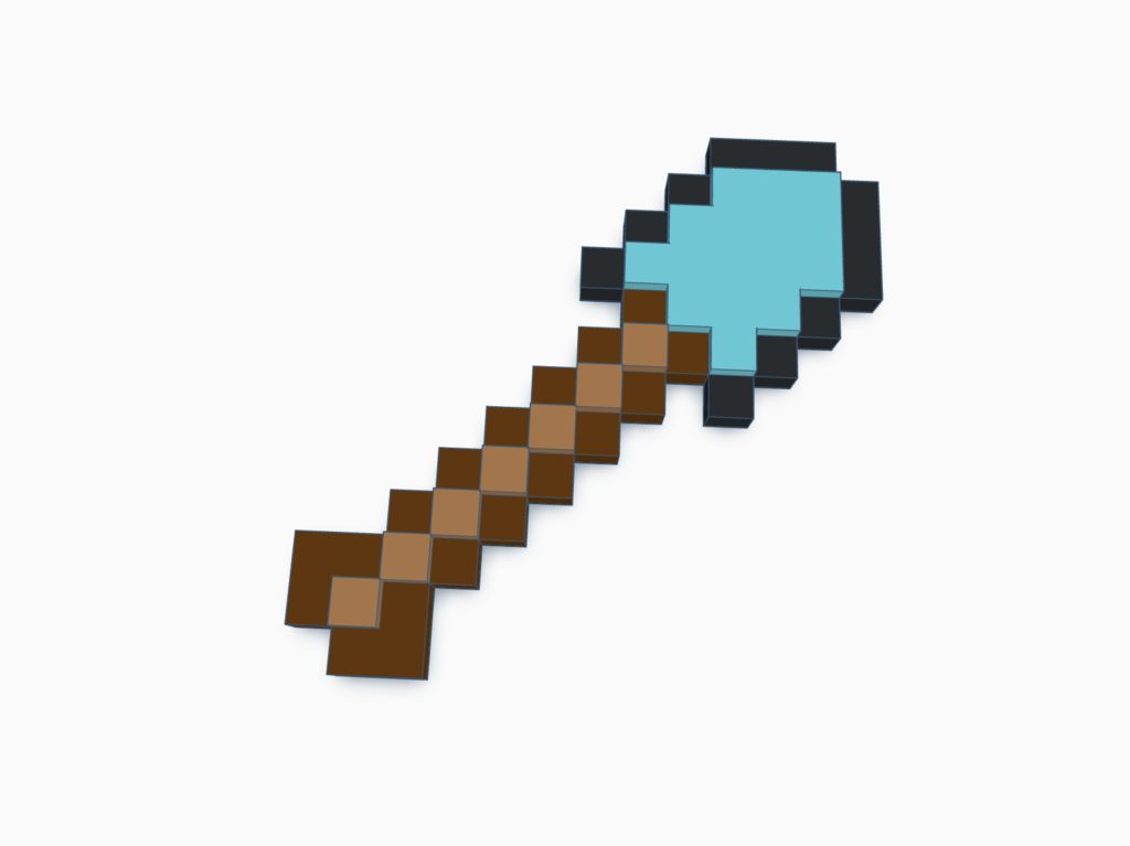 Minecraft Diamond Shovel