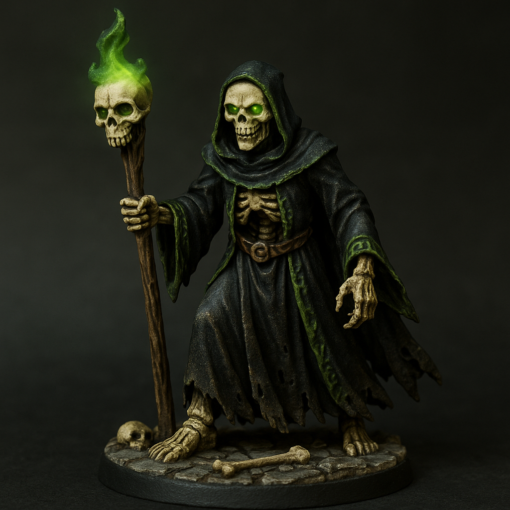 Skeleton Mage Miniature