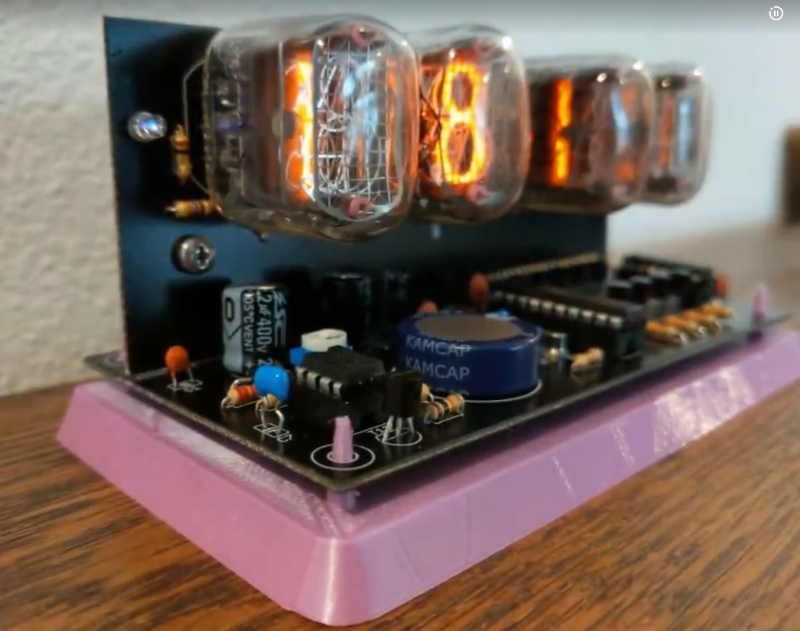 Nixie Clock Floating Stand