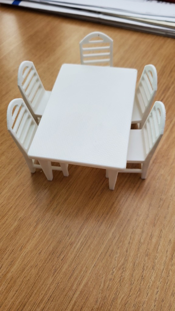 Dollhouse table and chairs