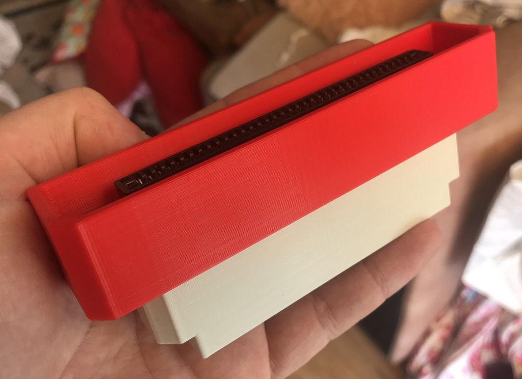 NES to Famicom (72-pin to 60-pin) converter cartridge Shell/Housing