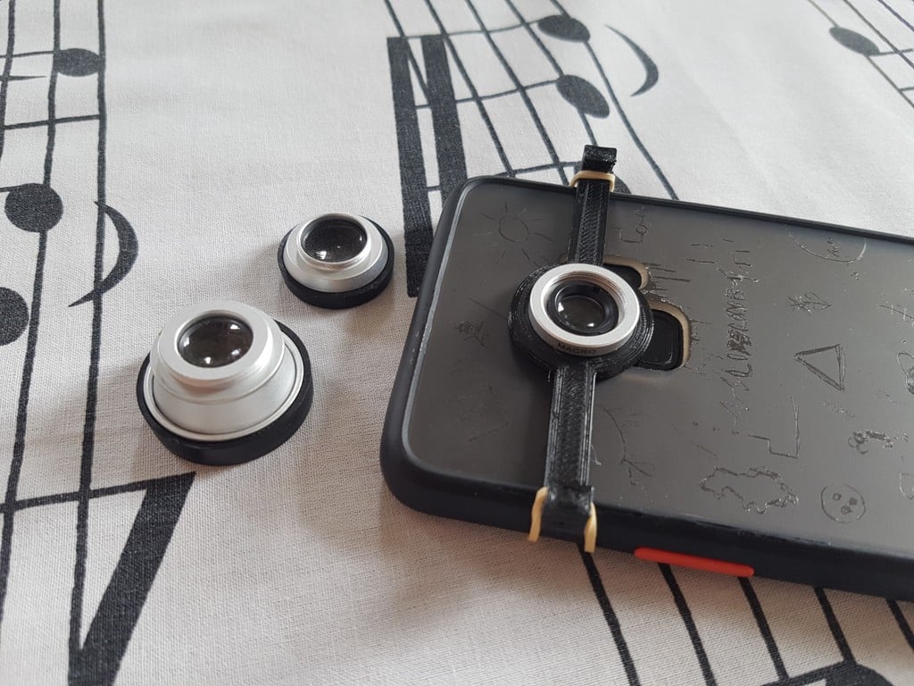 Simple Universal 3in1 Lens Kit Phone Mount