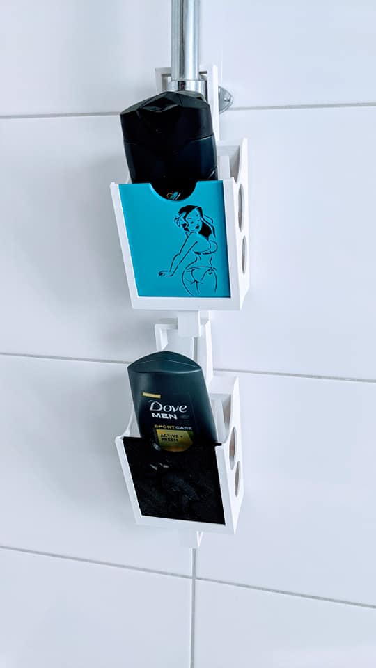 show gel holder with multiple design plates
