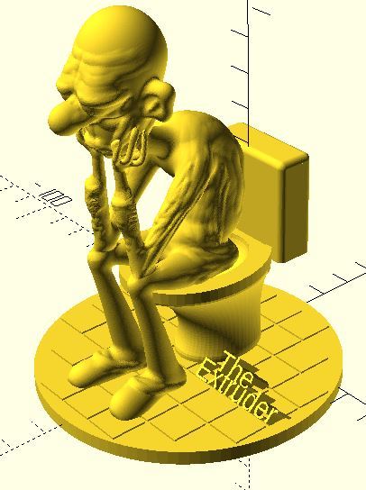 The Extruder 3d Printing Trophy