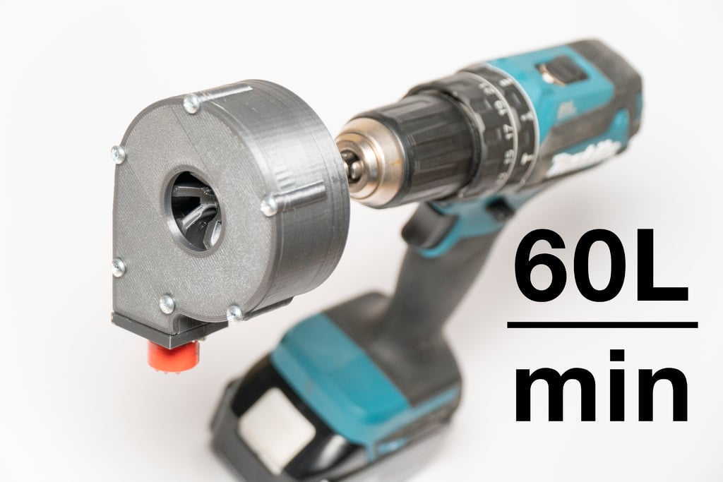 Drill Water Pump 60L/min | Easy to print