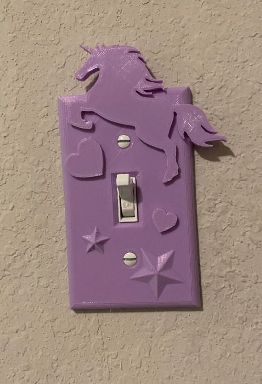 Unicorn Light Switch Cover
