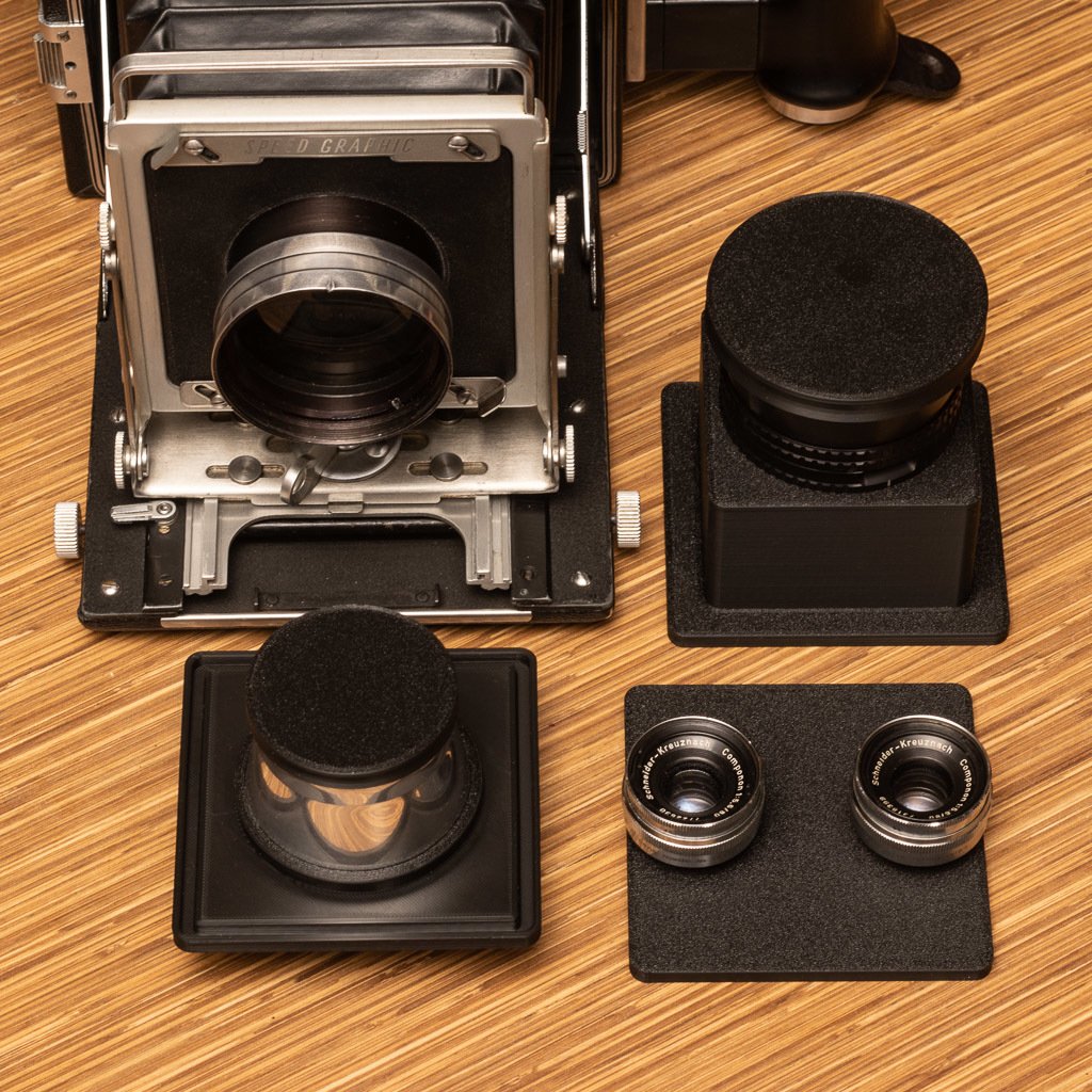 Heavy Duty Customizable Lens Board for 4x5 Graflex Pacemaker Speed Graphic / Crown Graphic Cameras