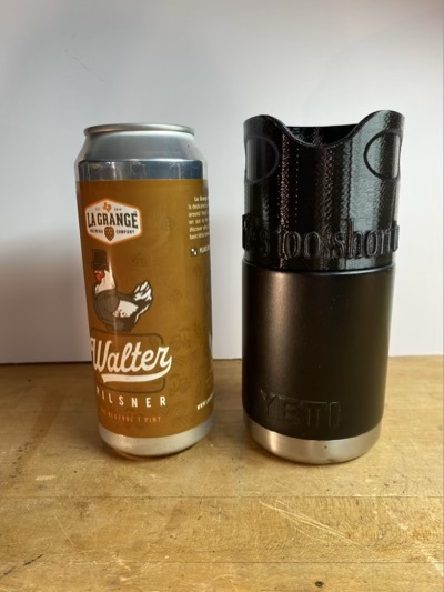 Yeti 12oz Colster to Pint “Crowler” Can Adapter