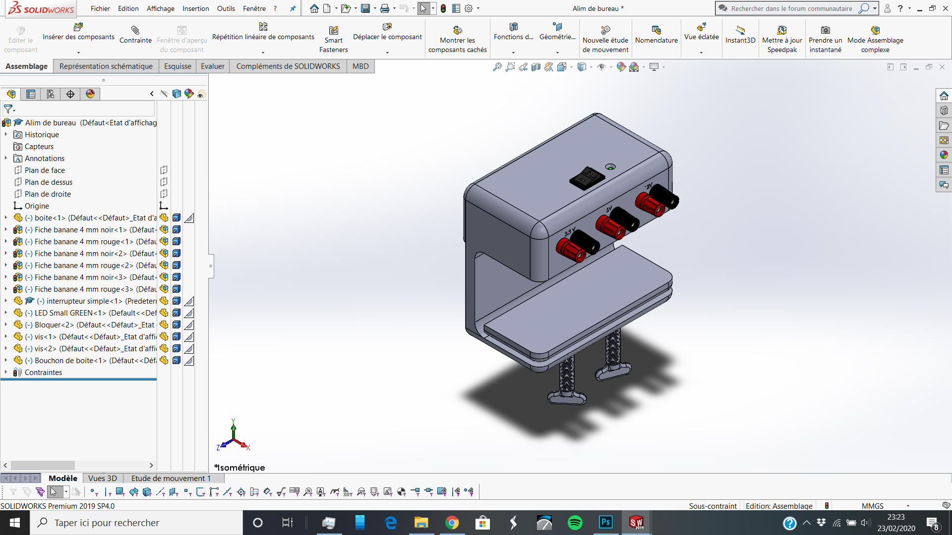 Alimentation de bureau
