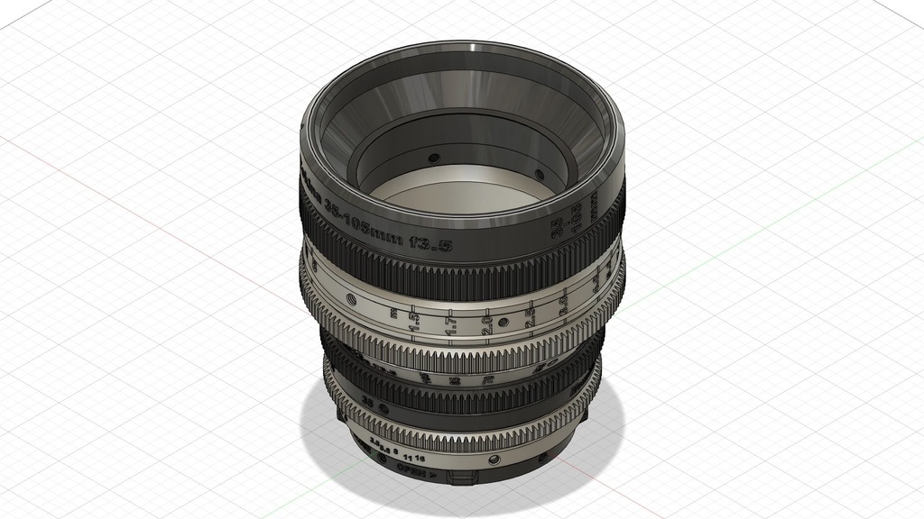 Tokina RMC 35-105mm f/3.5 Close focus zoom lens