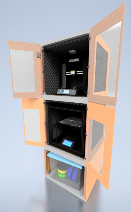 Printer Cabinet enclosure