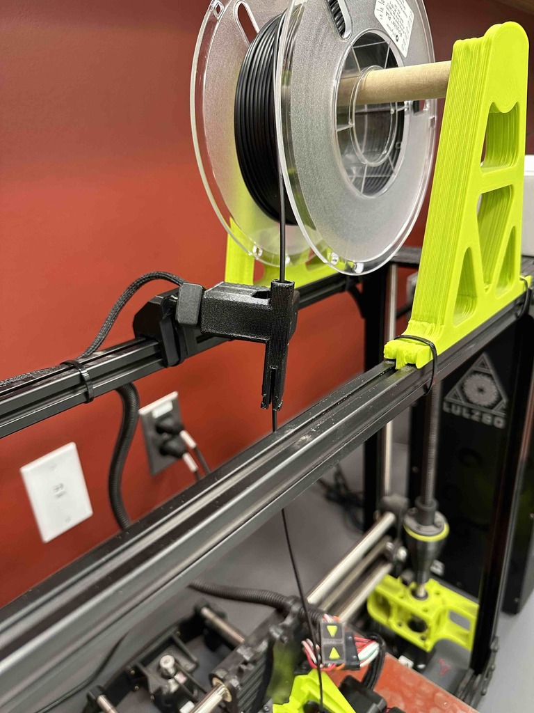 LulzBot Top Mount Runout Sensor Bracket 3D model