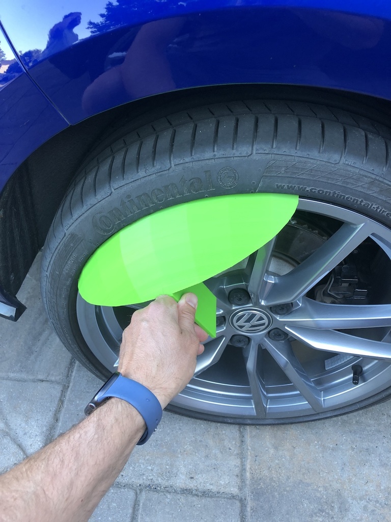 19 Inch Tire Dressing Shield