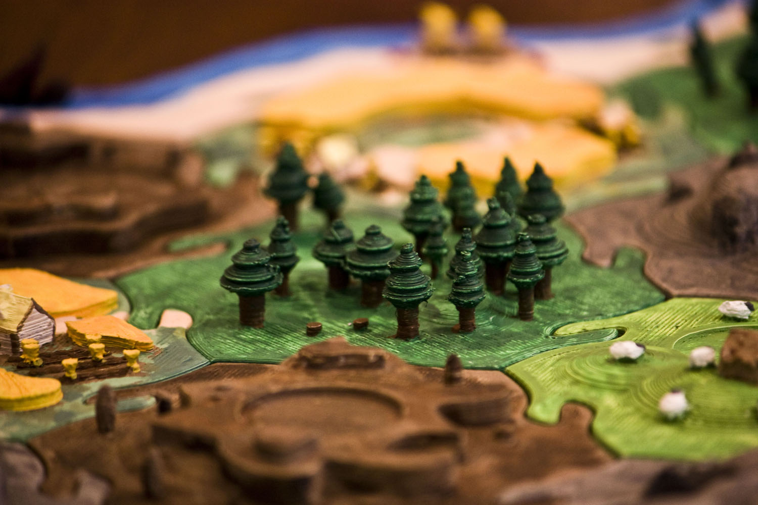 Catan Lumber Tiles - Warcraft Inspired