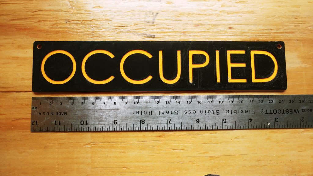 Occupied/Vacant sign