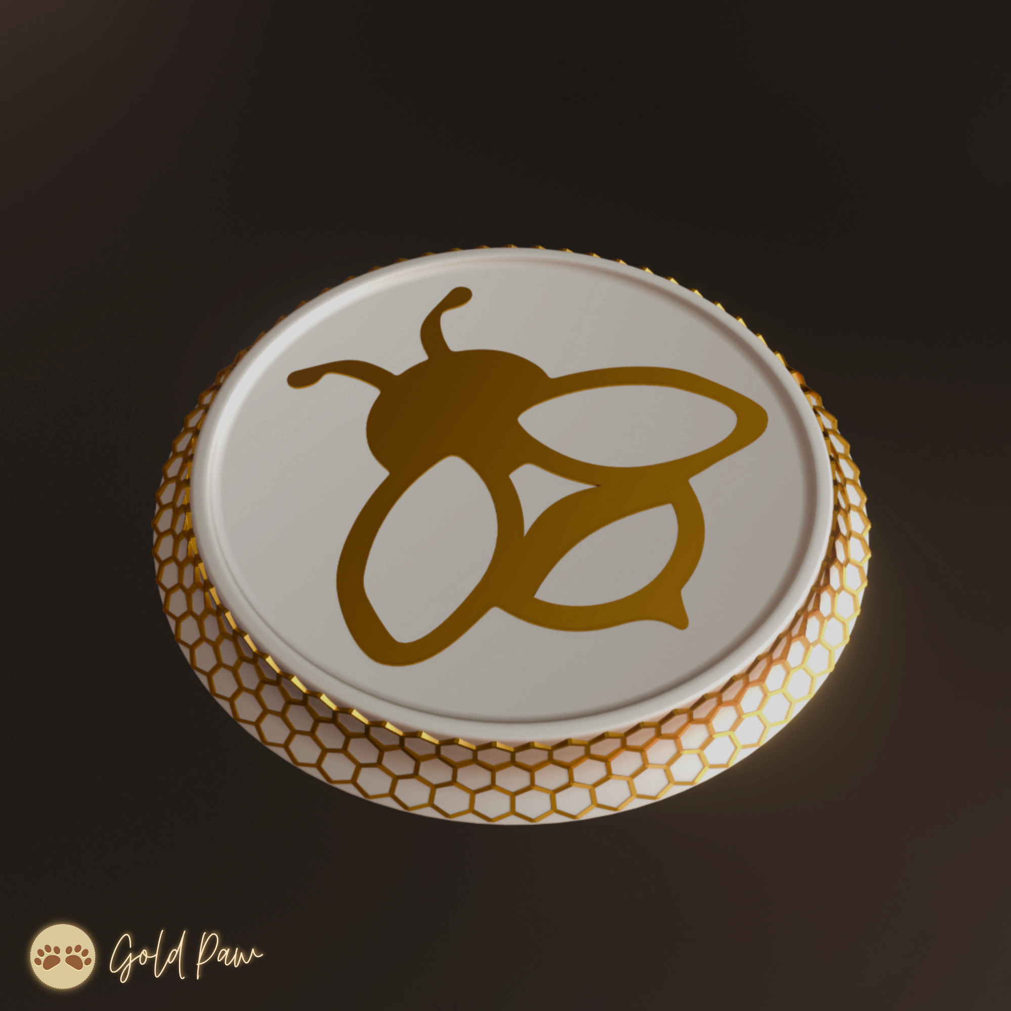 Bee & Honeycomb Coaster