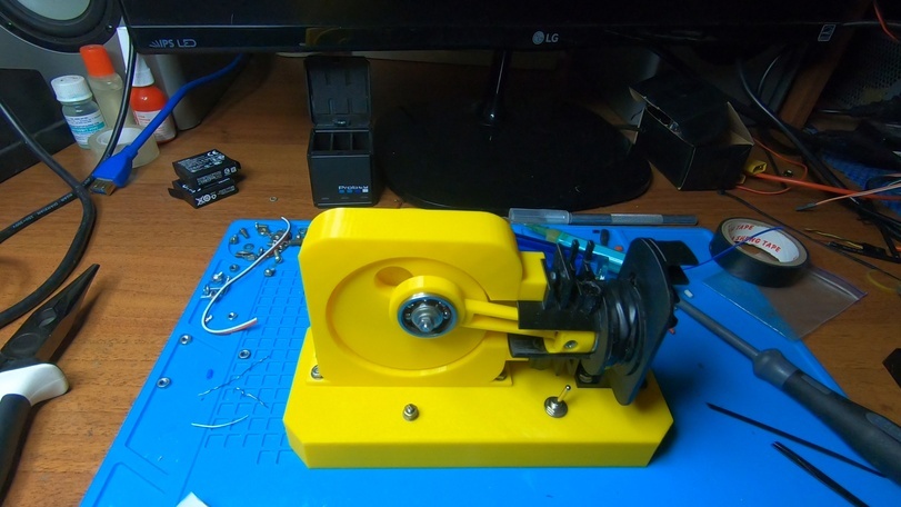 Fully 3D Printable 2 Stroke Electro-Magnetic Engine Model