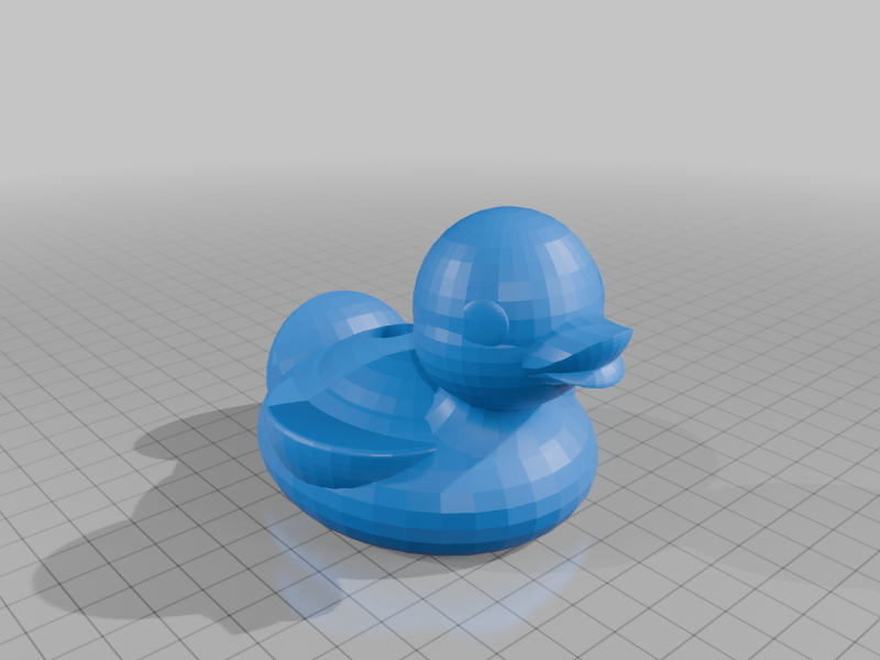 Duck tooth paste topper